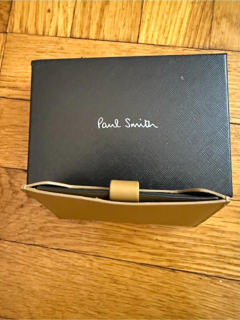 Paul Smith Leather Credit card Holder With ‘Signature Stripe’ Pull Out